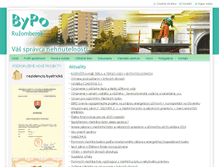 Tablet Screenshot of bypo.sk